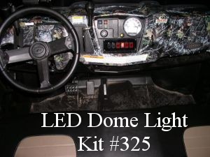 LED Dome Light Kit Installed
