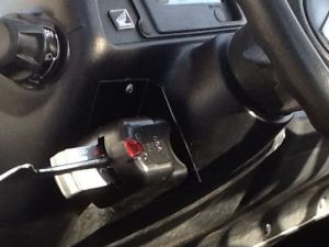 09-13 Honda Big Red MUV Turn Signal Switch Mounting Hardware