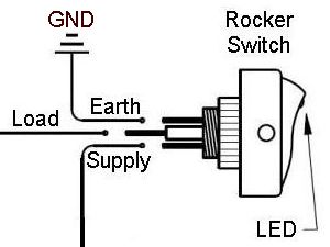 LED Rocker Switch Wiring Diagram