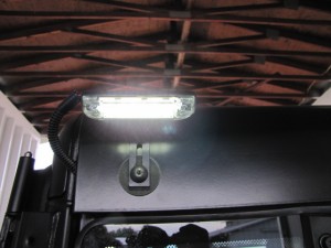 LED Cargo Light mounted with T-bracket